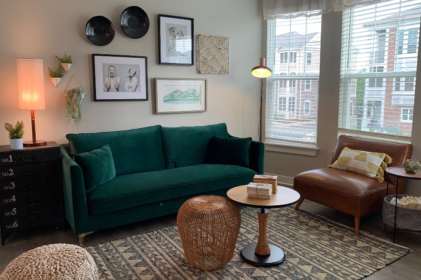 Greenwood apartment living room